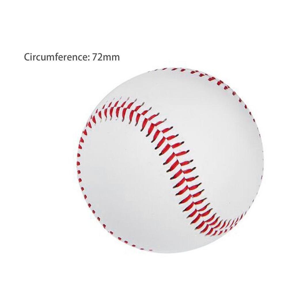 Handgemaakte Baseballs Pvc Bovenste Rubber Innerlijke Zachte Baseball Ballen Softbal Bal Training Oefening Baseball Ballen