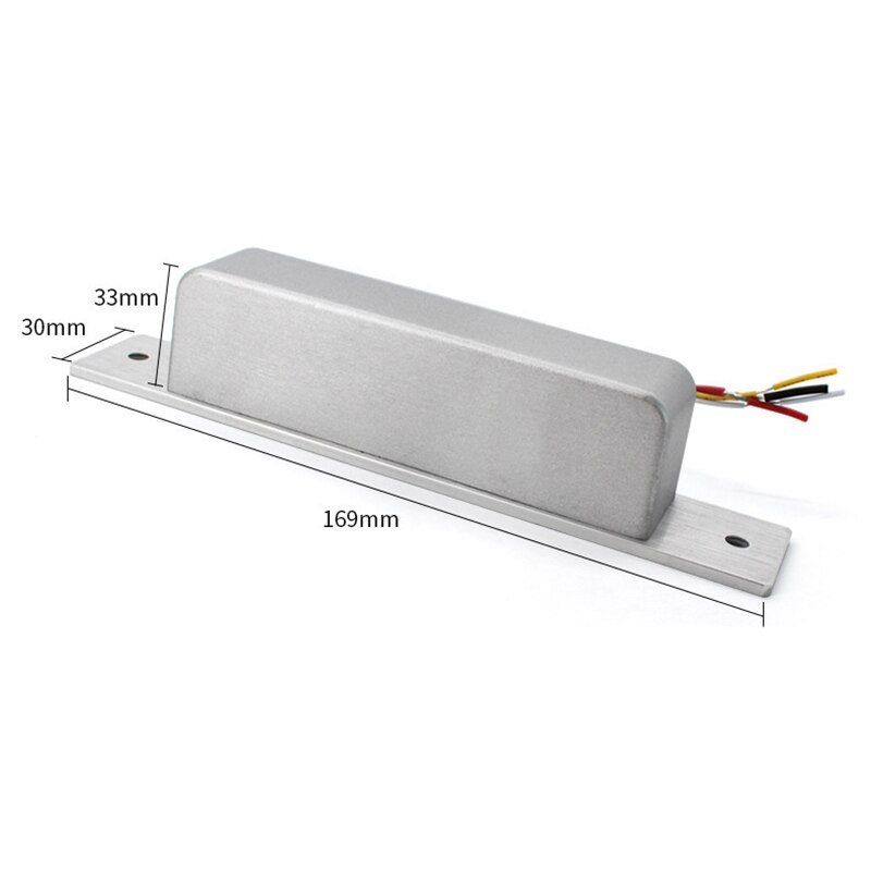 Electric Bolt Mortise Door Lock Fail Safe Fail Secure with Feedback for Wooden/Glass/Security/Office Door Lock System NC/NO