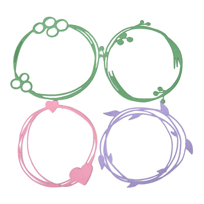 Eastshape Flower Frame Cutting Dies for Scrapbooking Dies Frames Craft CardDie Cut Template Stencil Embossing