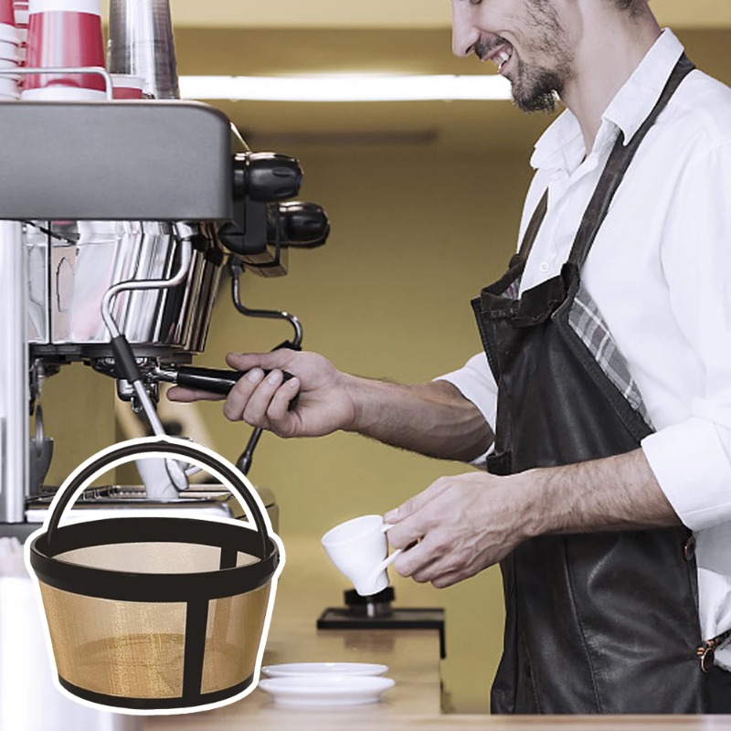 Kaffee Filter Edelstahl Gittergewebe Kaffee Filter Maschine Wiederverwendbare Tee Kaffee Filter Gittergewebe Kaffee Zubehör
