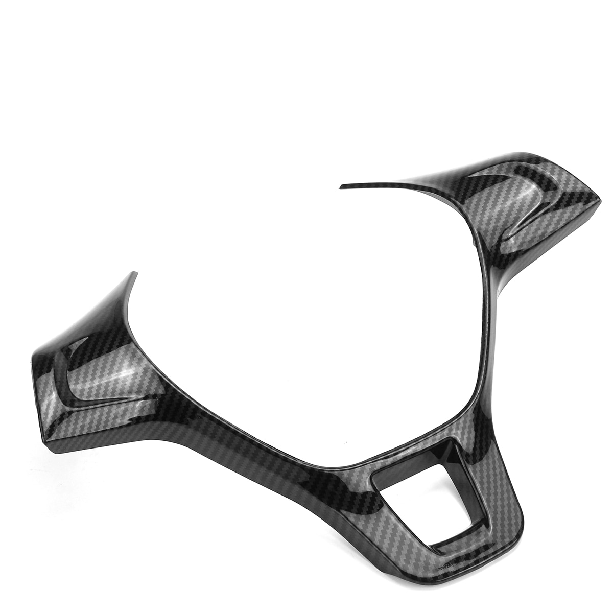 Carbon Fiber Steering Wheel Trim Frame Cover For Ford F-150 2015-2020 - CheroCar