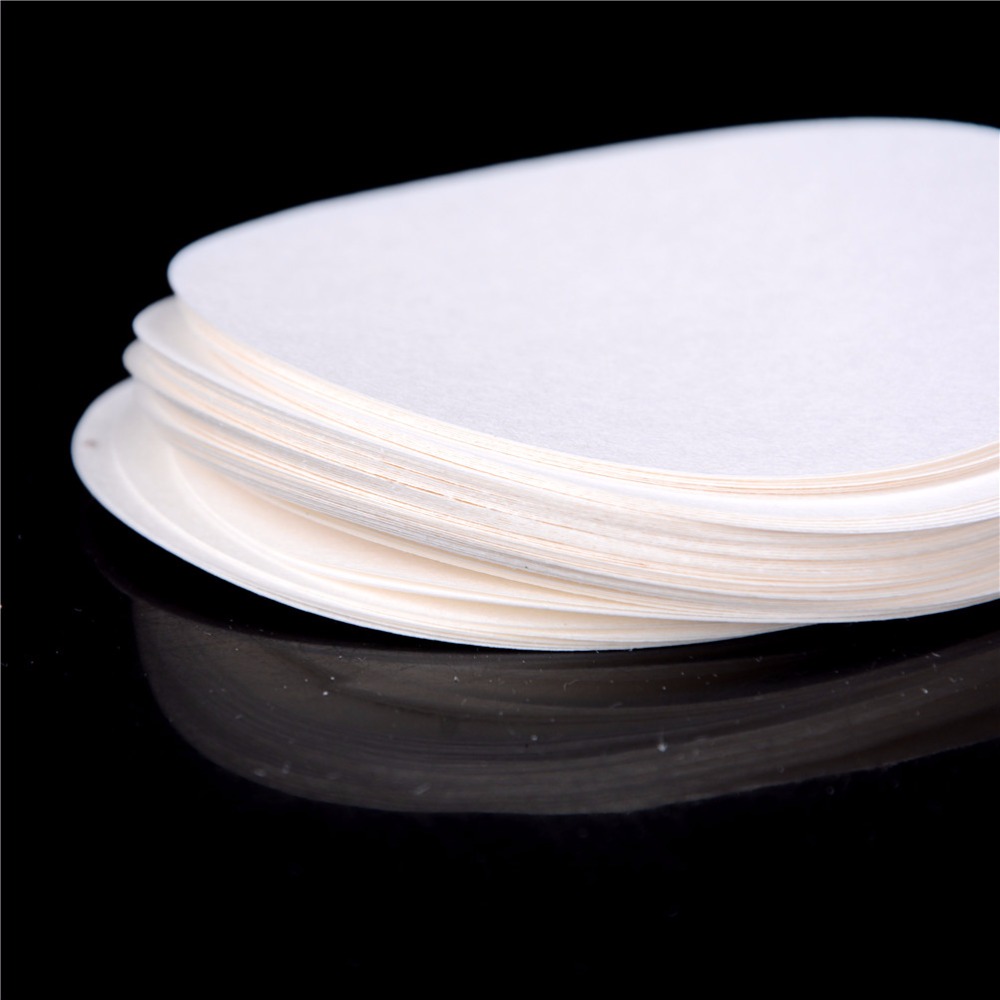 100 stk / pose 9cm laboratoriefilterpapir cirkulært kvalitativt filterpapir mediumhastighedstragt filterpapirmærke