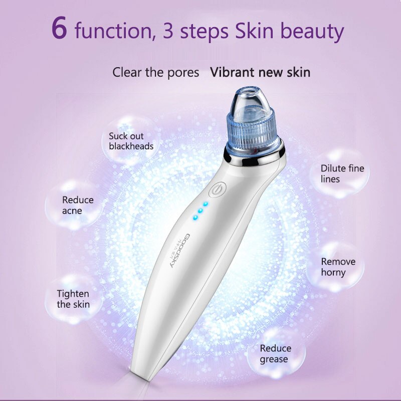 5 in 1 vakuumsug ansikte porer näsa pormask rengöringsmedel död hud peeling borttagning mikrodermabrasion skönhetsinstrument hudvård