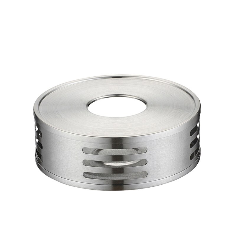 Té de acero inoxidable accesorios de té estufa vela calefacción Base para olla titular/titular de la cena con velas | Luces