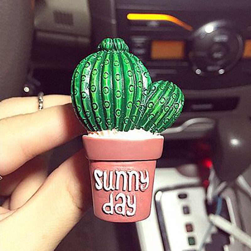 Creatieve Cactus Auto Aroma Diffuser Geuren Voor Auto Luchtverfrissers Smaakstof In Auto Parfum Auto Geur Accessoire Air Vent Clip