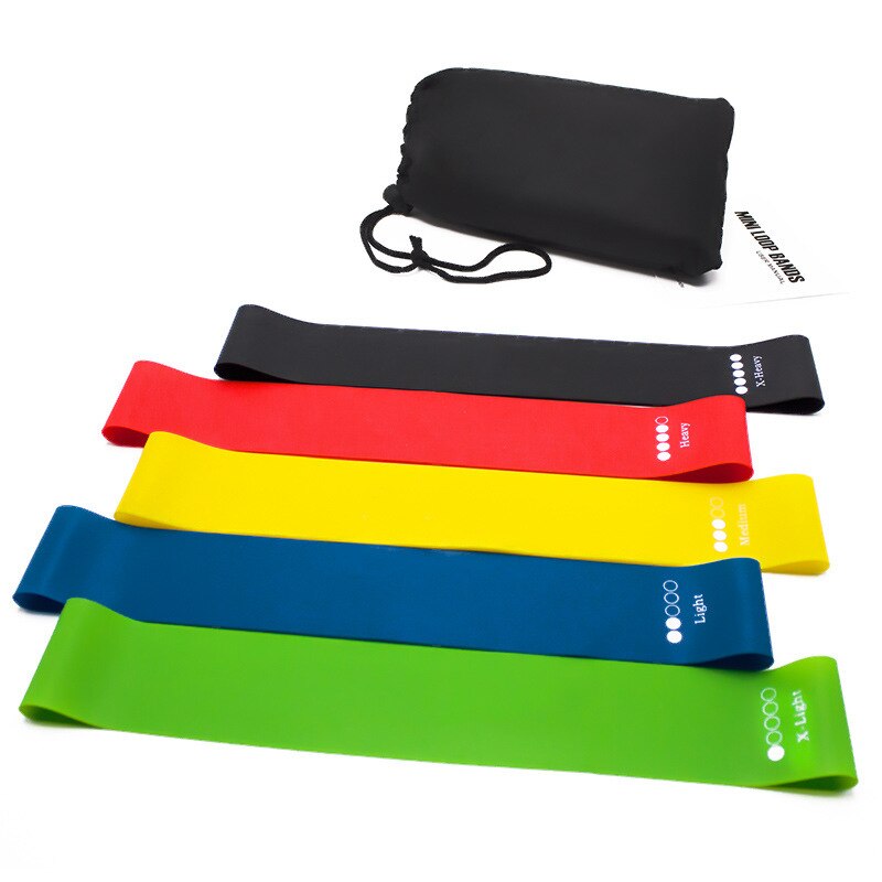 Di gomma 30 centimetri Elastici A Resistenza Set Elastico Mini Resistenza Fascia di Sport di Allenamento di Yoga Pilates Esercizio Attrezzature Per Il Fitness Per La Palestra di casa