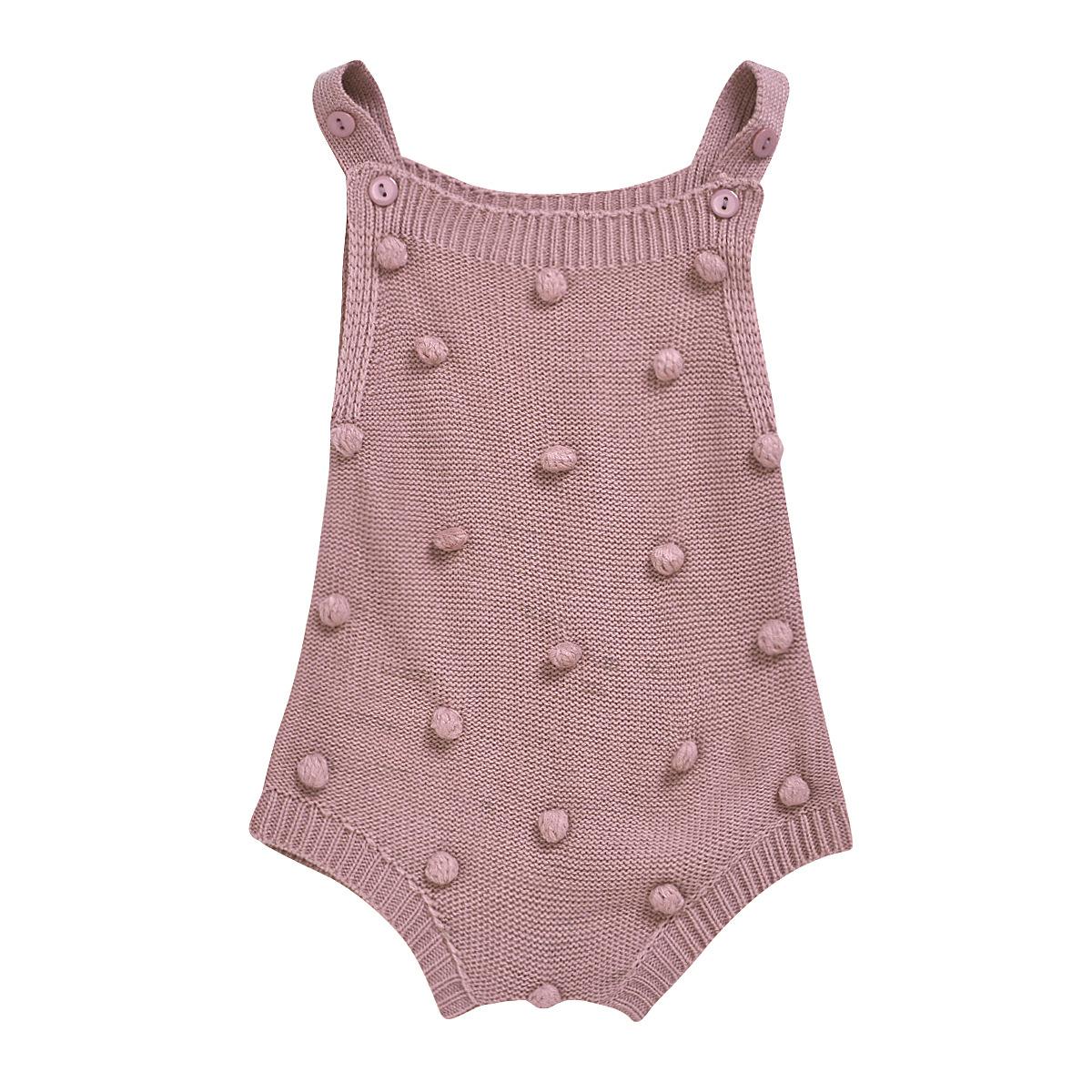 Hitomagic born baby girl klær body gutter barn jenter klær jumpsuit til sommer bukse spedbarn barn 0-18m: Rosa / 6m-80