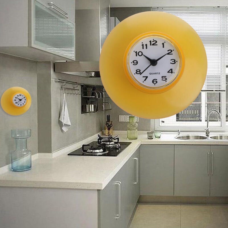 Wasserdicht Küche Schlecht Schlecht Dusche Uhr Saugnapf Saugnapf Zauberstab Dekoration