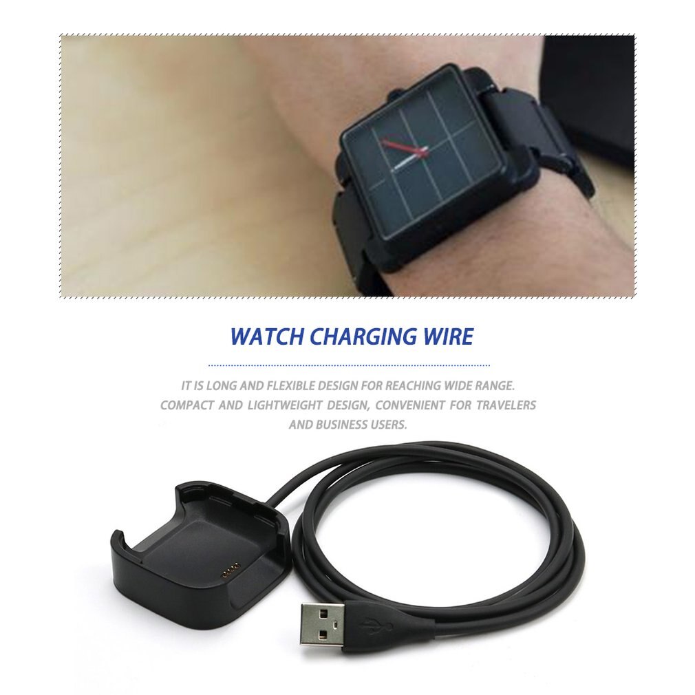 Watch Charging Cradle Dock Bracelet Charging Base Smart Watch Charger USB Cradle Charging Cable For Fitbit Versa