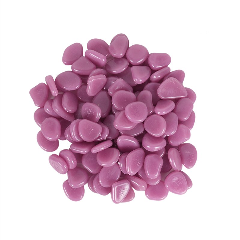25/50pcs Glow in the Dark Garden Pebbles Glow Stones Rocks for Walkways Garden Path Patio Lawn Garden Yard Decor Luminous Stones: 25pcs / style G