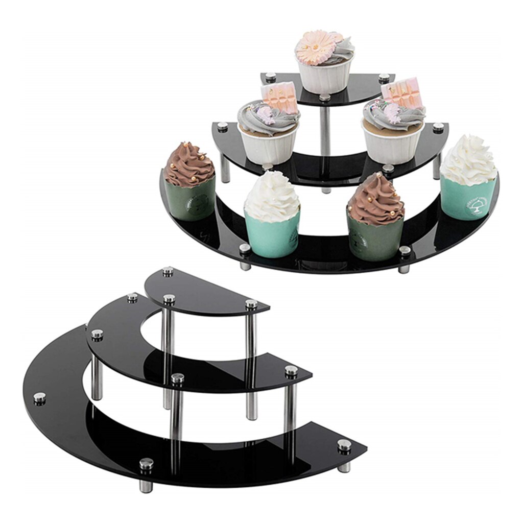 Acrylic Riser Display Shelf for Figures, Cupcakes ... – Grandado