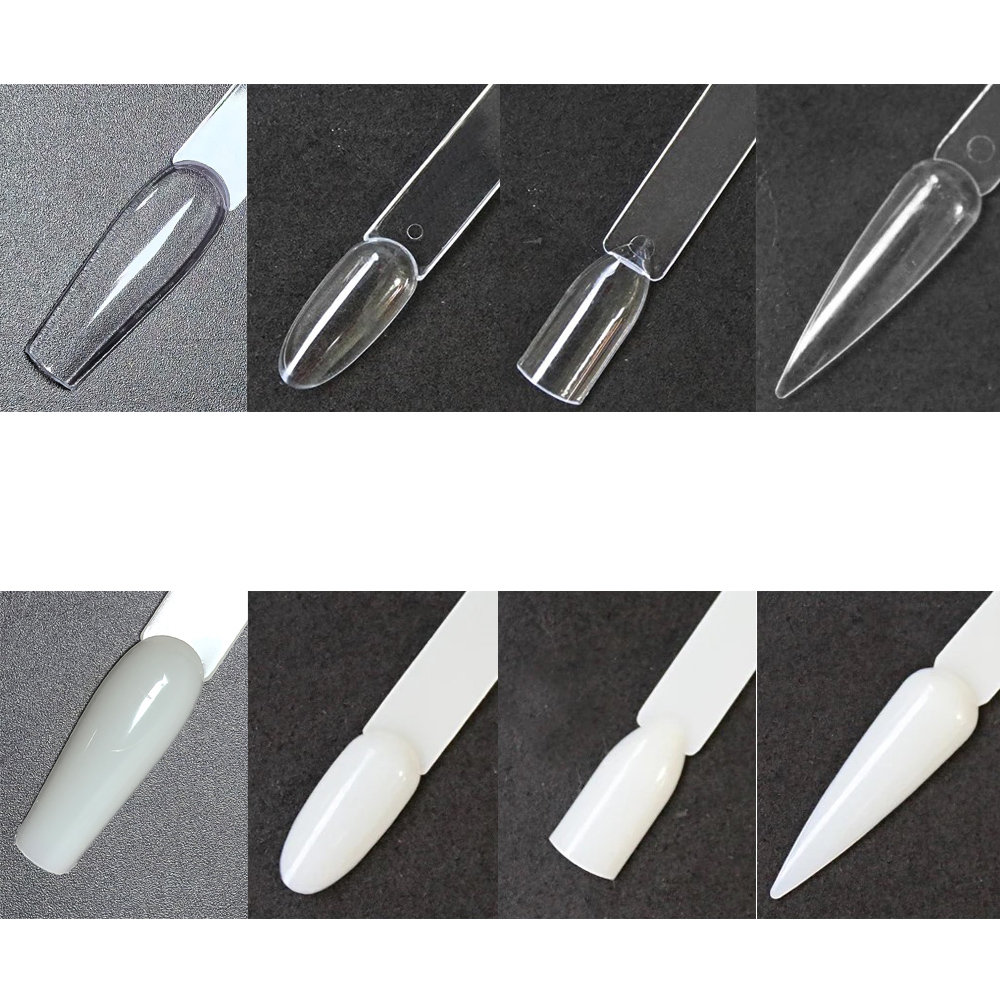 80/50/20 stücke Nagel Display Sticks Nagel Swatch Falsche Nagel Tipps Nagel Gel Polnisch Praxis Klar Display Board für Nail art Werkzeuge