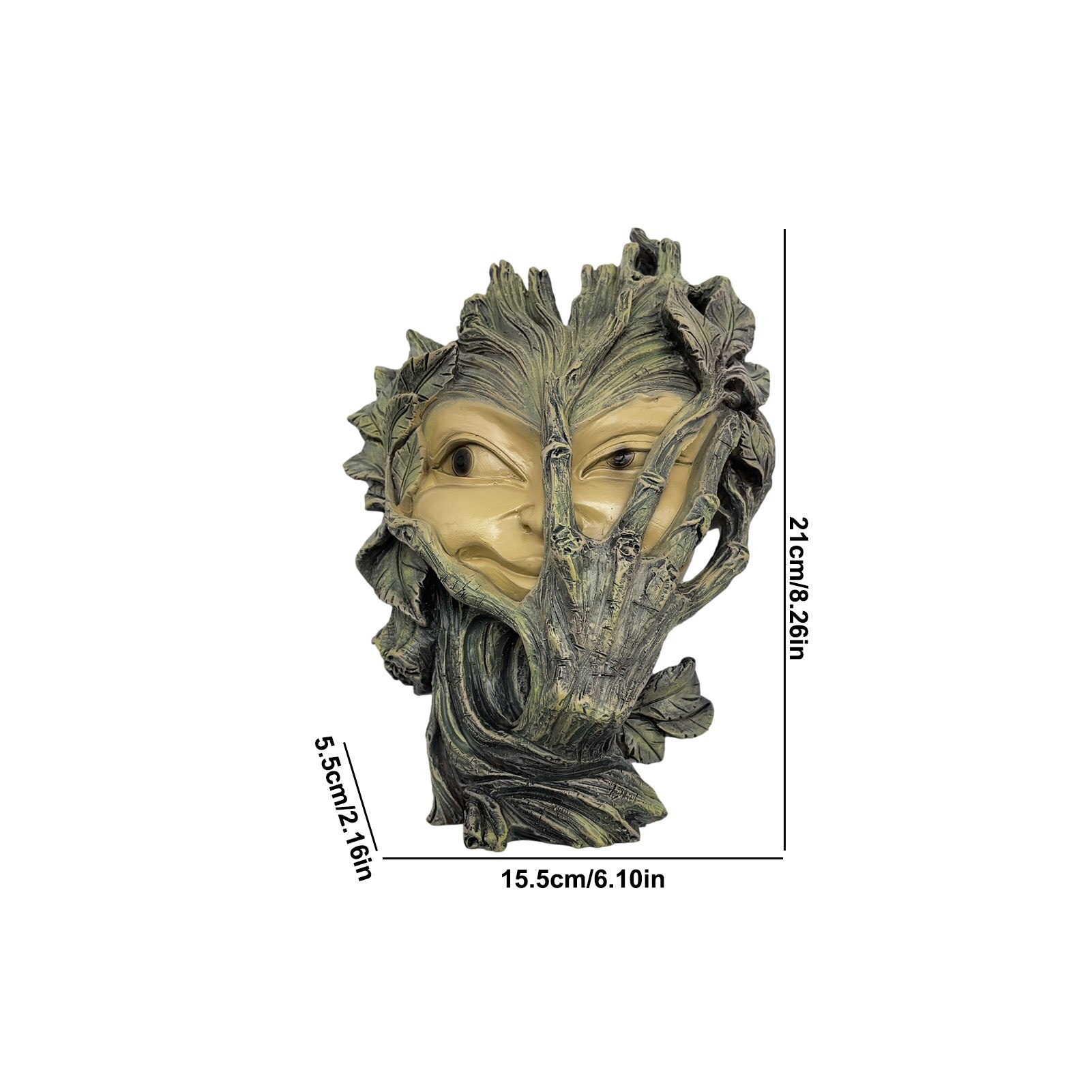 Garden Statue Resin Art-Whimsical Tree Sculpture Garden Statue Decor Excellent Artwork For Garden Decor