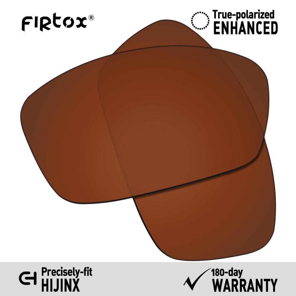 Firtox True UV400 Polarized Lenses Replacement for-Oakley Hijinx Sunglasses (Compatiable Lens Only) - Multiple Colors: Brown-Polarized