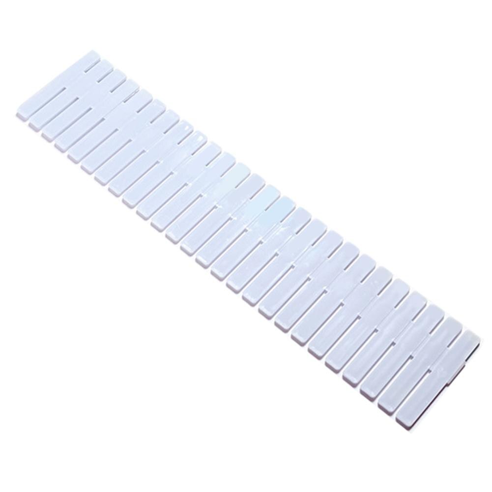 Household Storage Shelves Partition Board DIY Drawer Divider Free Combination Adjustable Partition Board Space-saving Tools: 8PCS E