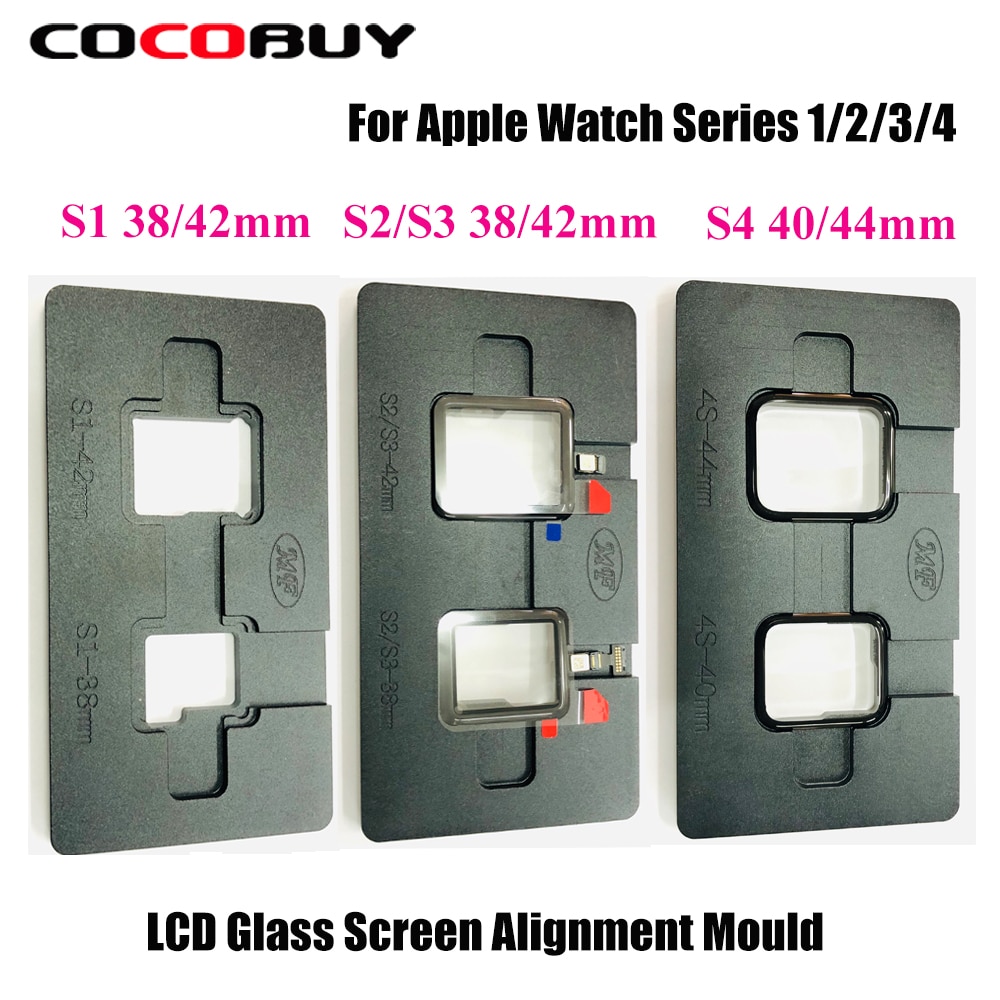Dual LCD Screen Alignment Position Mold For Apple Watch 1/2/3/4 Series 38/40/42/44mm Touch Screen Glass OCA Laminate Repair Tool