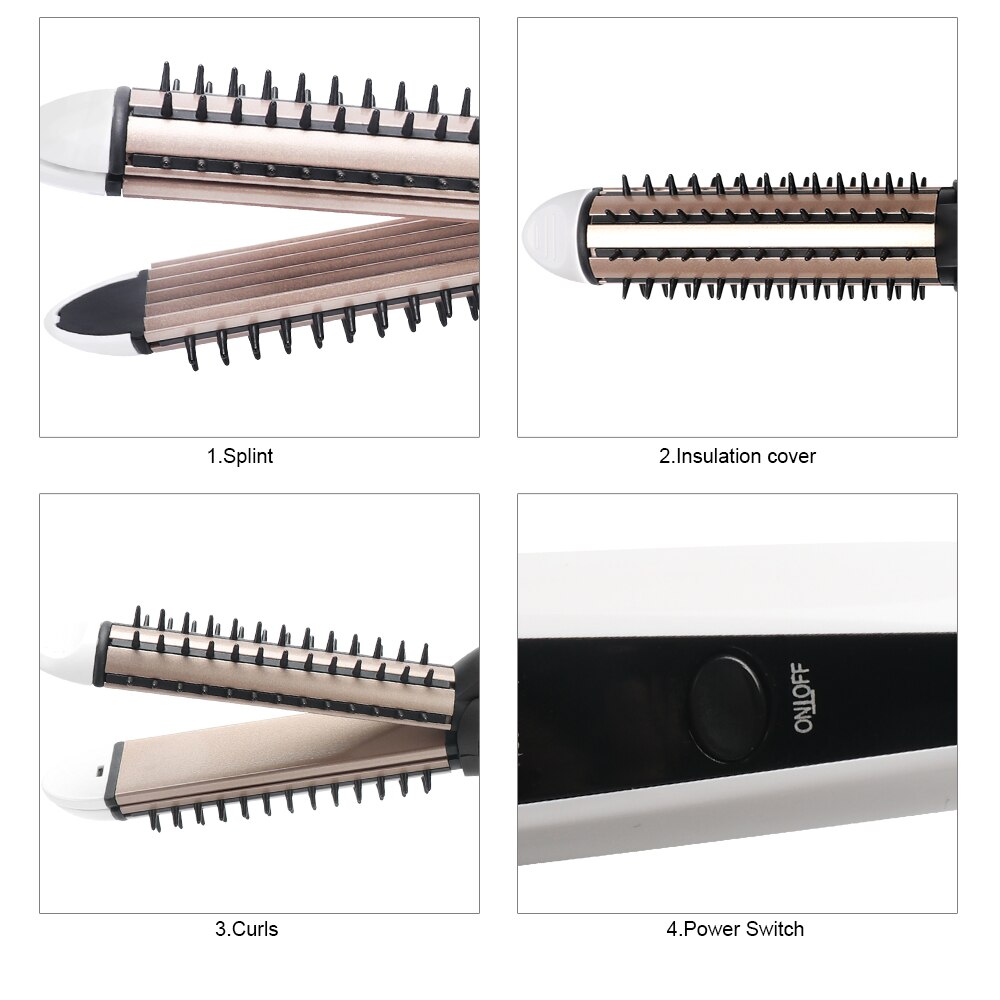 3 in- in-1 stijltang, krultang, multifunctionele krultang, stijltang, keramische krultang, snel verwarmend haarverzorgingstools