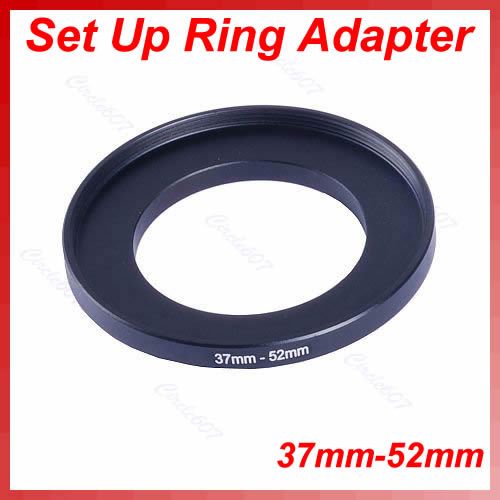 37Mm-52Mm 37-52 Mm 37 Te 52 Step Up Lens Filter Metalen Ring Adapter Zwart