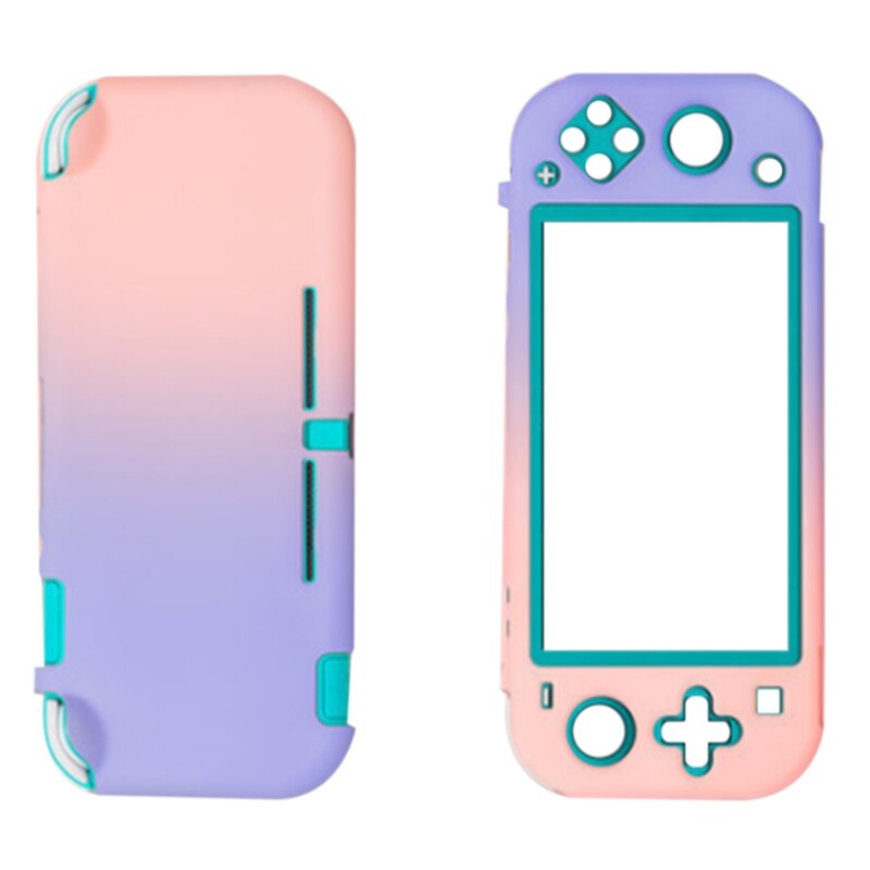 for Protective Case for Switch Lite Case Shell Switch Lite Cover Housing Case: Pink purple