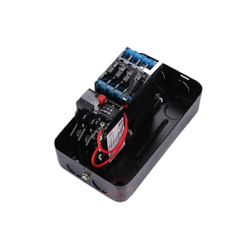 On Off Switch Enclosed Three Phase AC Motor Starter Magnetic Motor Starter 380V Coil