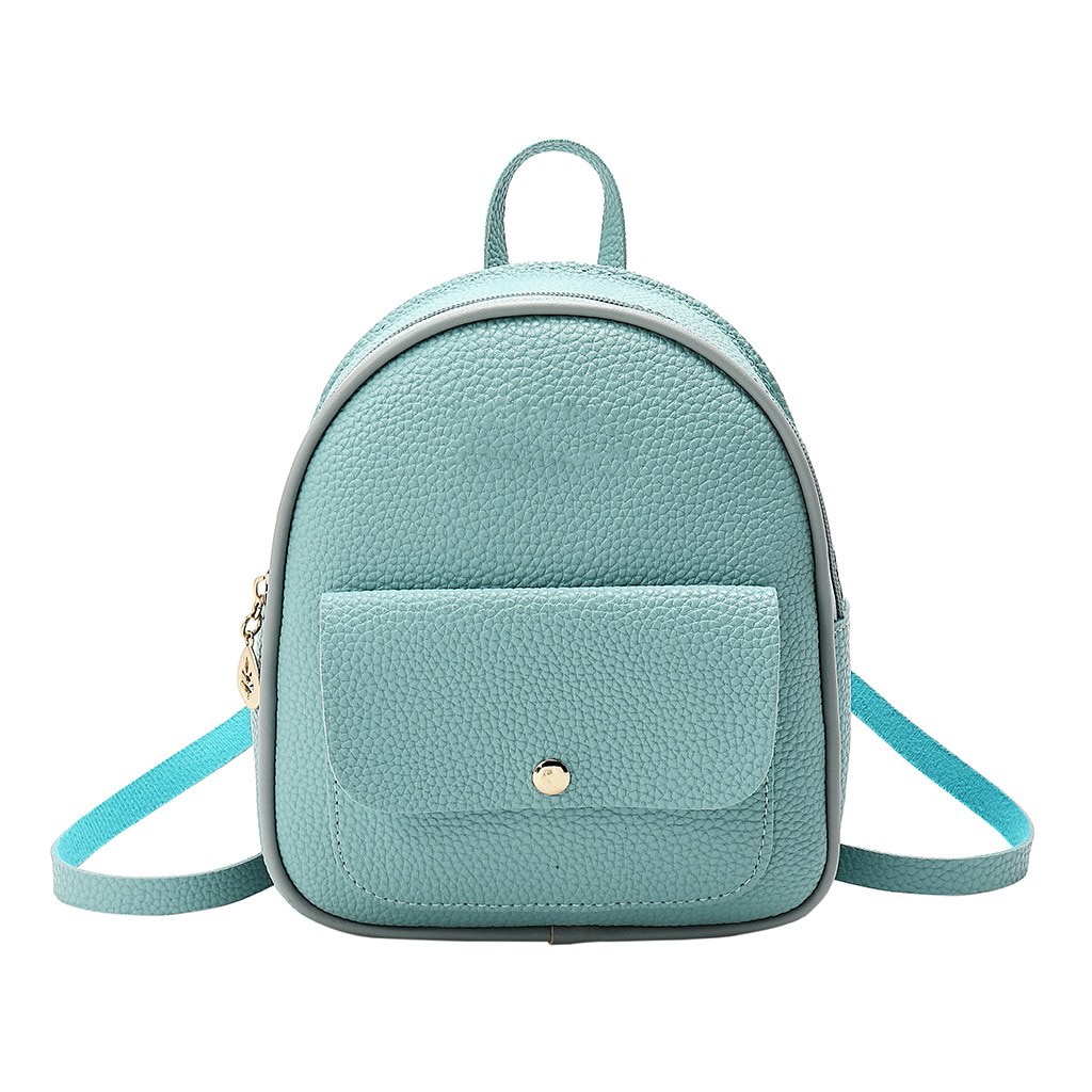 Women Shoulders Small Backpack Letter Purse Mobile Phone Simple Ladies Travel Bag Student School Backpacks