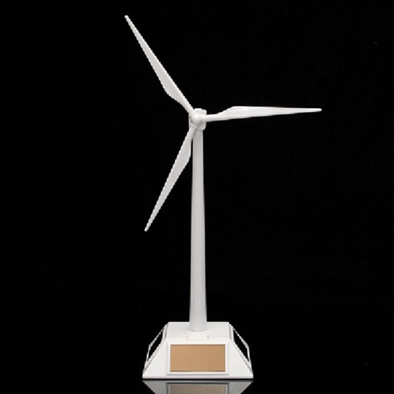 Solar Powered Windmill Model Building Kit Kids DIY Pinwheel for Children