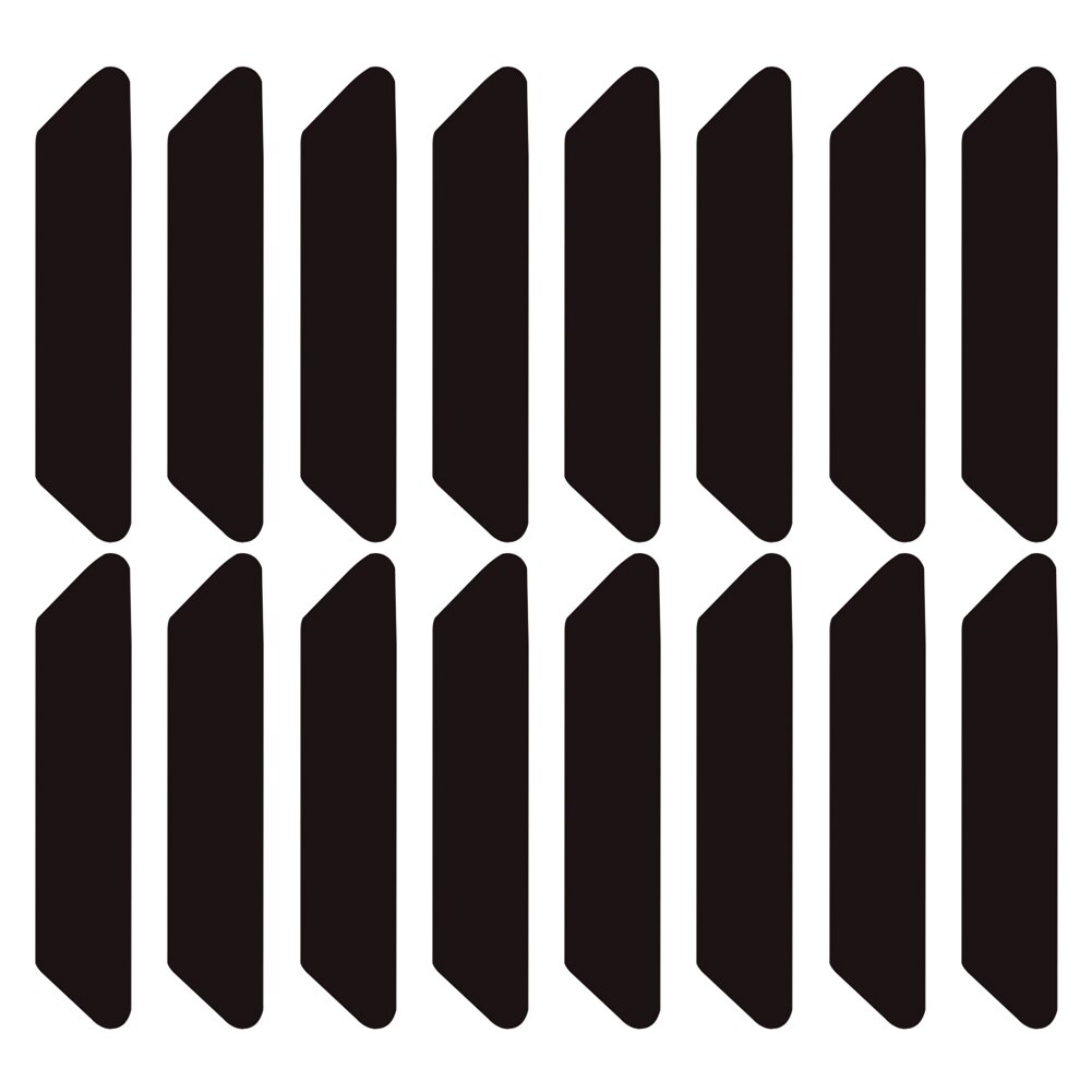 16pcs Practical Living Room Bathroom Bedroom Trapezoid Non Slip Corner Area Rug Gripper Fixed Washable Reusable Prevent Curling