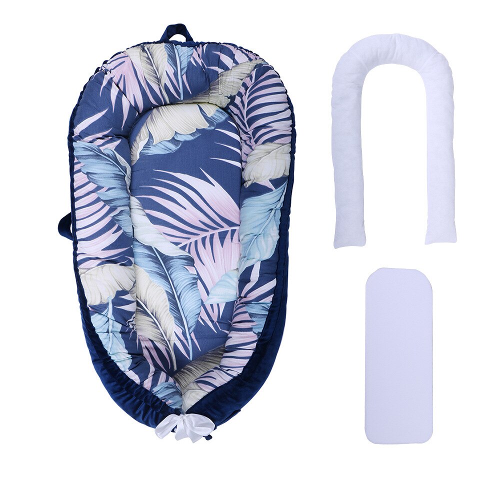 American Cotton Baby Nest Portable Removable and Washable Baby Cot Bionic Bed of Uterus Baby Crib Kids Bed 80*50cm: BY-3021