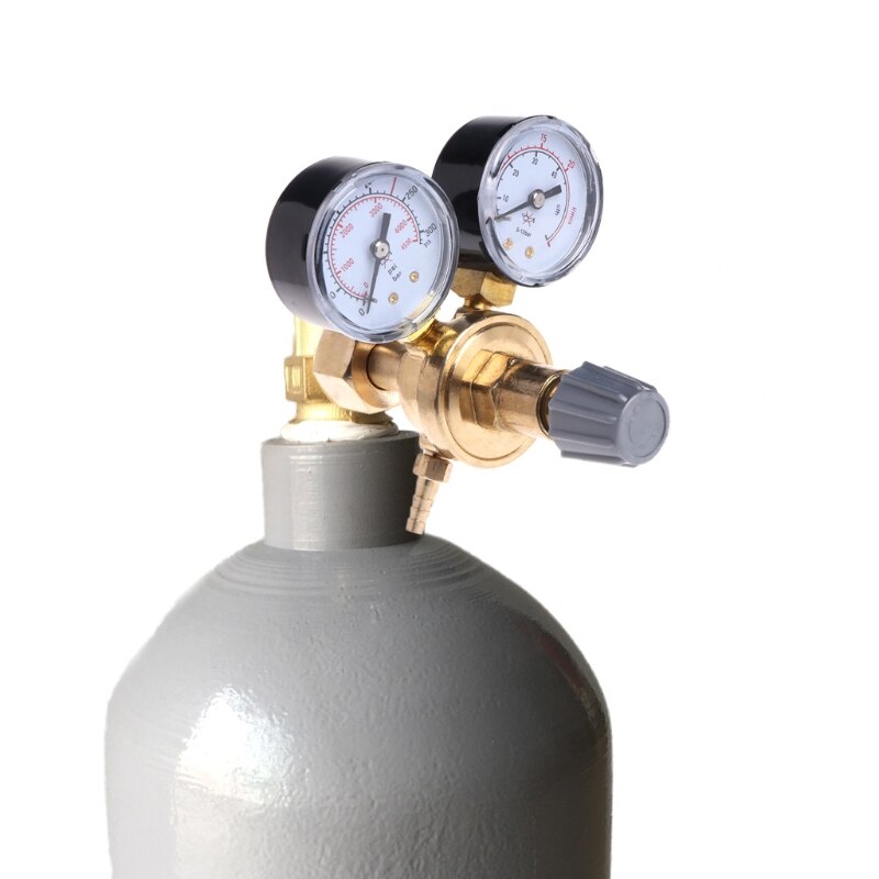 0-30Mpa Argon CO2 Mig Tig Flow Meter Gas Regulator Flowmeter Welding Weld Gauge Argon Regulator Pressure Reducer U4LB