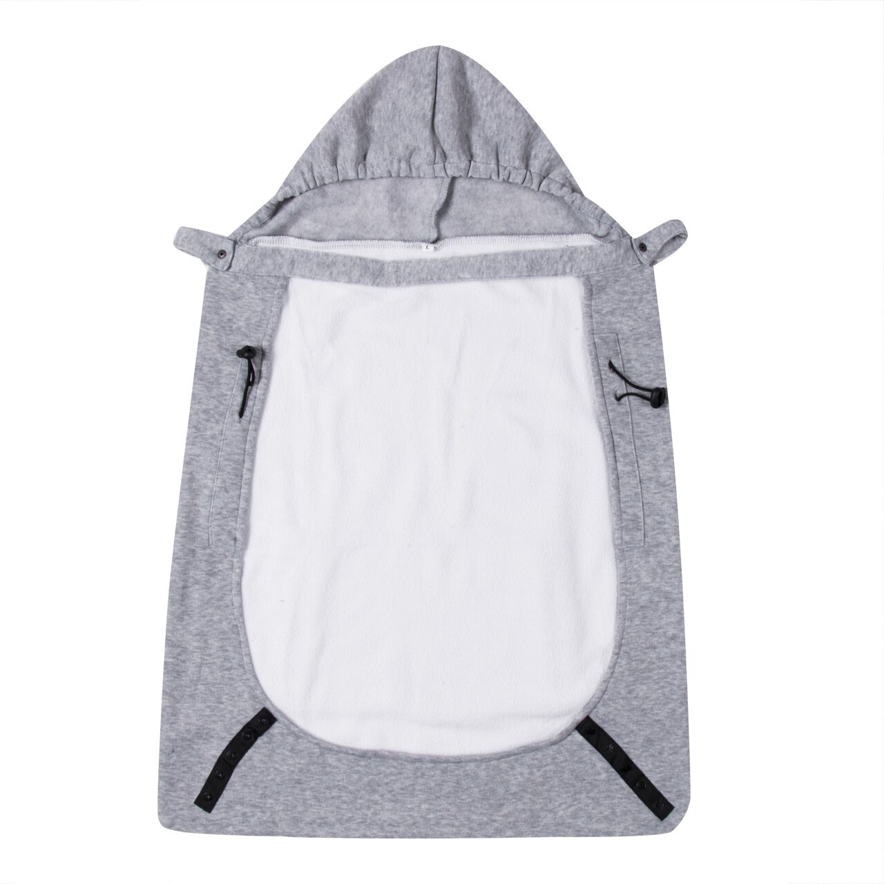Brand Warm Wrap Sling Baby Carrier Winddicht Baby Rugzak Deken Carrier Cloak Grey Functionele Winter Cover
