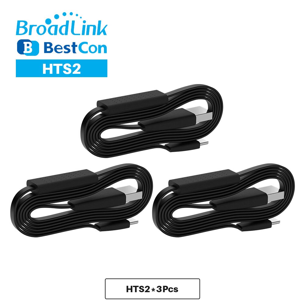 Broadlink lämpötila- ja kosteusanturi lisävaruste usb-kaapeli hts 2 toimii  rm4 pro tai  rm4 miniälykkään kaukosäätimen kanssa: 3 kpl