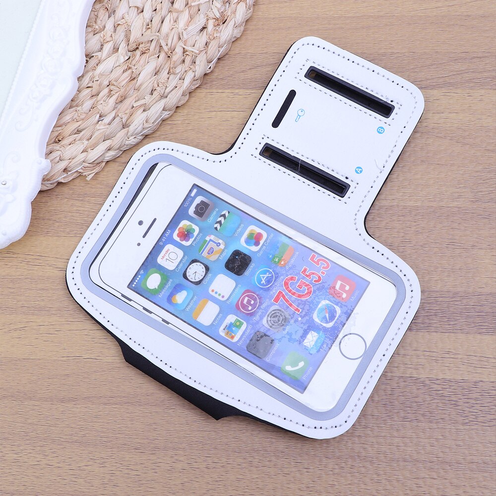 1 Pc Arm Band Case Universal Water Resistant 5.5 Inch Sports Armband for Running Hiking