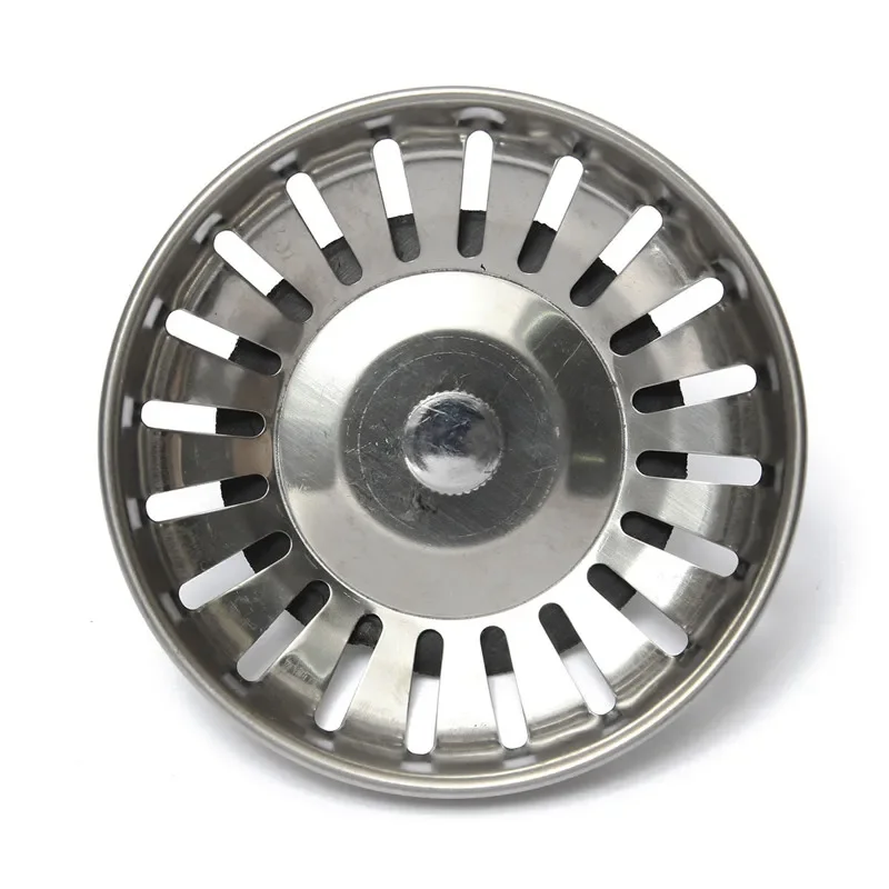 1 Stuks Rvs Vervanging Zeef 79 Mm Keuken Water Wastafel Gootsteen Afdruiprek Zeef Uitloog Mand Afval Plug Stopper filter