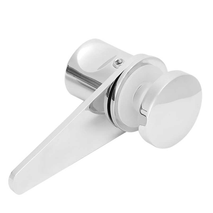 Household Bathroom Shower Room Glass Door Latch Lock Stainless Steel Sliding Door Bolt