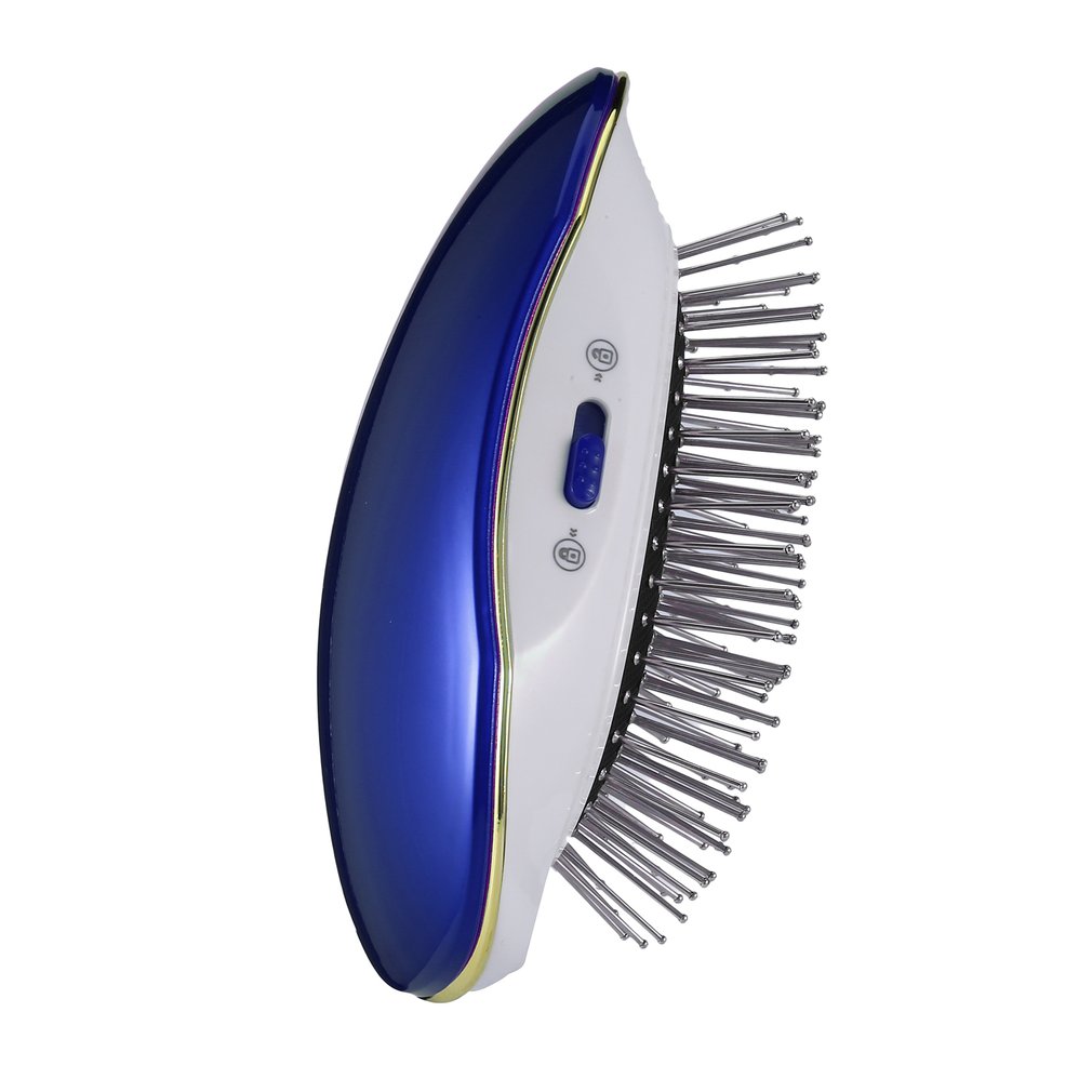 Haar Kam Borstel Haar Rechttrekken Kam Massage Steil Haar Styling Haar Negatieve Ionen Kam Anti-statische Draagbare Tool: light blue