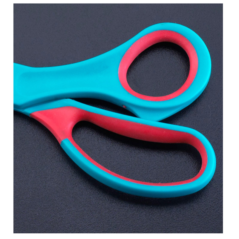 Stainless Steel Stationery Scissors w/Rubber Handle School and office Scissors Photo Paper-cutting Fabric Tailor