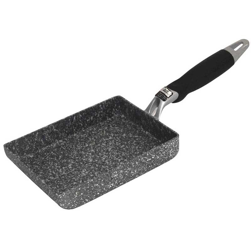 TEENRA Aluminium Gebakken Eieren Pannen Mini Vierkante Non-stick Japanse Stijl Koekenpan Gebakken Eieren Pannen Maker ontbijt Pot: Default Title