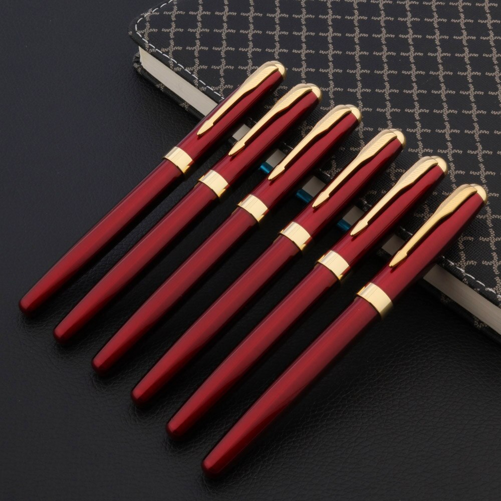 metal parallel Fountain Pen red golden 388 copperplate calligraphy Gothic art body art Flat Stationery Office school supplies