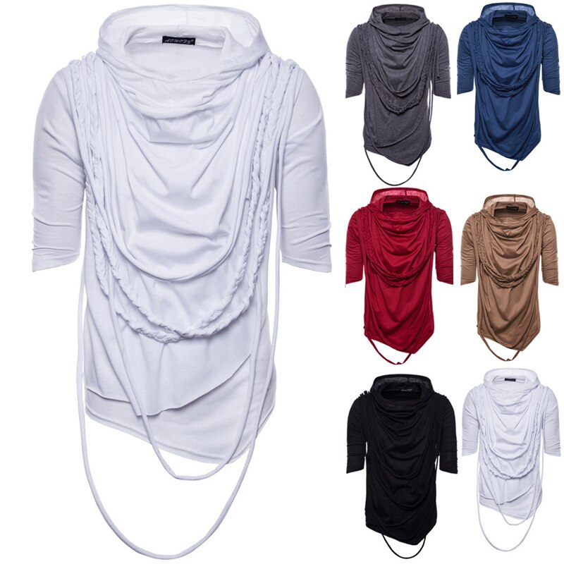 Eli 22 män bomull t-shirt jogger sportig skinny t-shirt manliga gym fitness bodybuilding träning vita toppar kläder