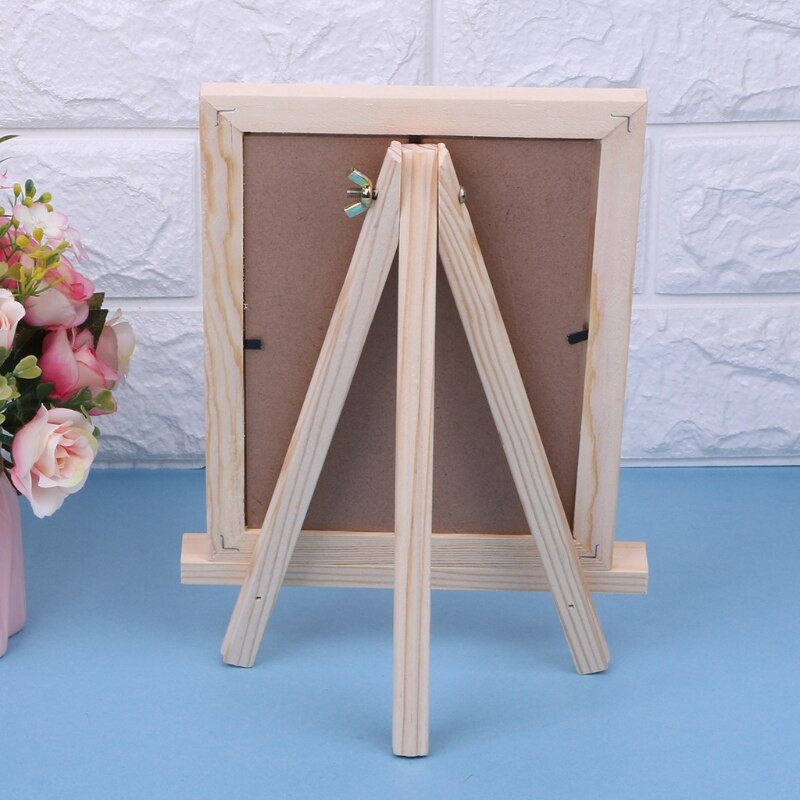 Wood Frame Desktop White Whiteboard Children Kids Toy Chalk Wipe Board P9YA