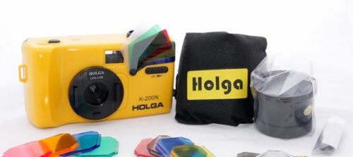 Holga K200N K200 N 35mm 135mm objectif Fisheye couleur Flash lomographie Film caméra
