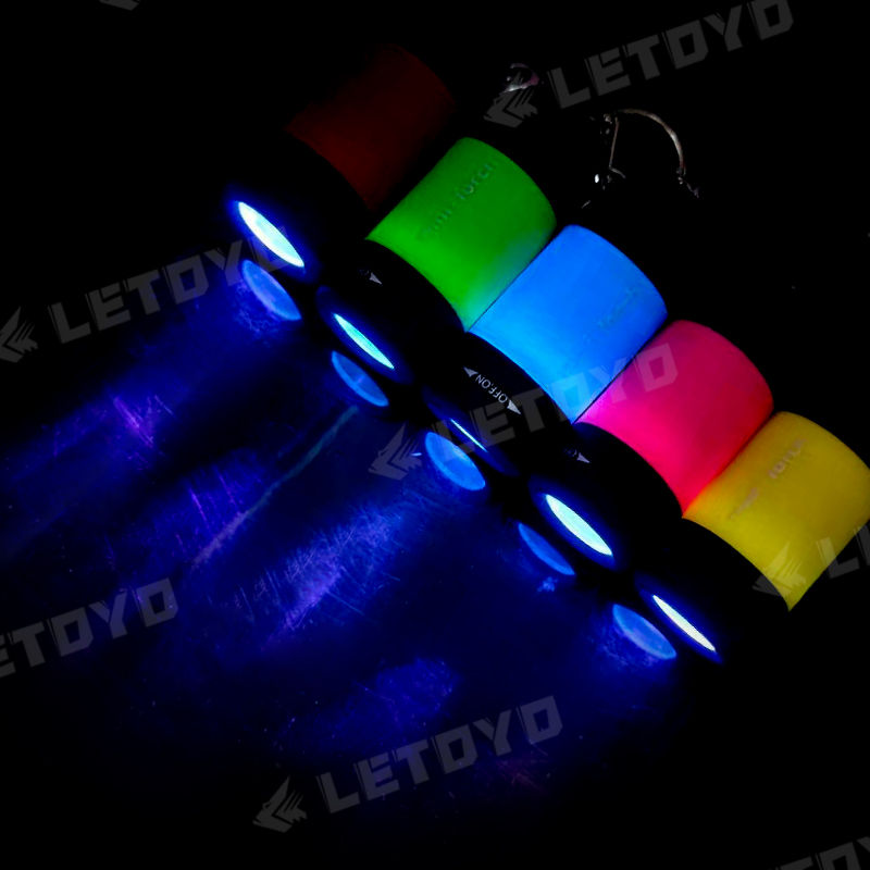 LETOYO UV USB linternas Led Mini luz portátil recargable linterna impermeable para plantilla de calamar plantilla de metal herramientas de pesca de mar