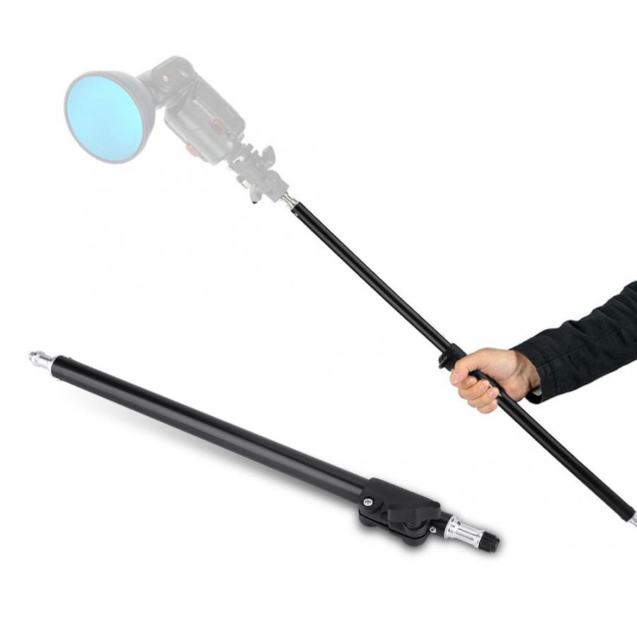 Fotografie Studio 45-74cm Verstellbare Verlängerung Stange Stick Pole für Licht Mikrofon Arm Stehen Stativ Verlängerung