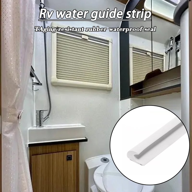 Camper Van Gutter Rain Guard Drip Stop 1 /2/3/5/10M For FIAMMA DRIPSTOP Caravan Motorhome Parts Rv Camper Accessories