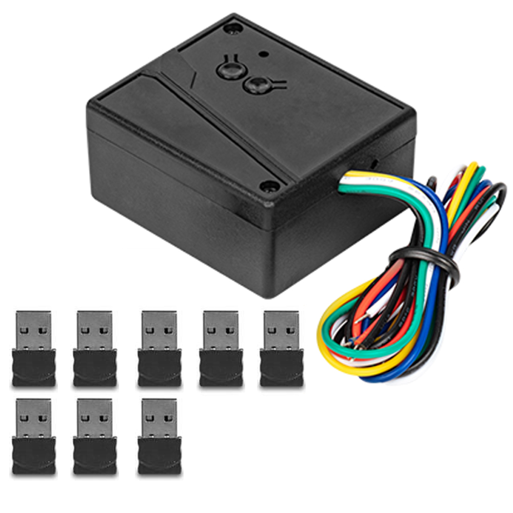 Empfänger zum Öffnen der Garagentor, Empfänger für das Automatisierungssystem zur Zugangskontrolle zu Hause, 2,4-G-Bluetooth-Verbindung, USB-Anschluss-Öffnungsgerät: Gold