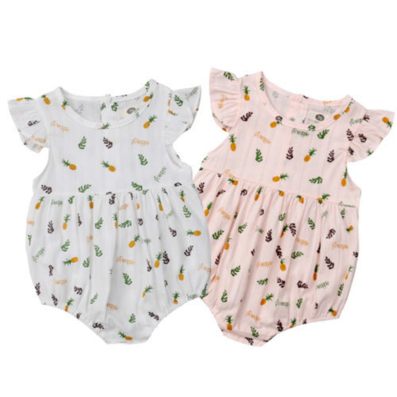 Babymeisjes bloemen romper kleding
