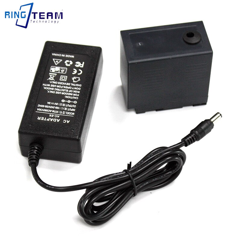 D54S dummy battery + AC-E6 power adapter for CGA-D54 AG-DVC180A AG-DVC30 CGA-D54SE / 1B VW-VBD5 CGP-D54S CGR-D54S CGR-D54S