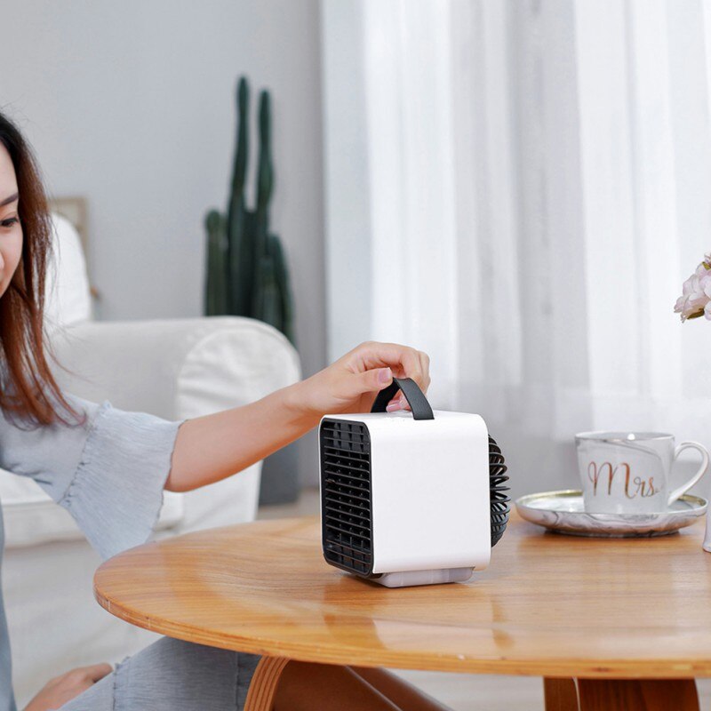 Mini Draagbare Airconditioner Luchtbevochtiger Koeler - Compacte Ruimteventilator voor Reizen