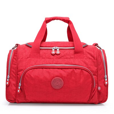 TEGAOTE sacs de voyage femmes bagages Sac de sport sacs à Main de Bolsas Feminia décontracté Reistas dames Sac A Main: red