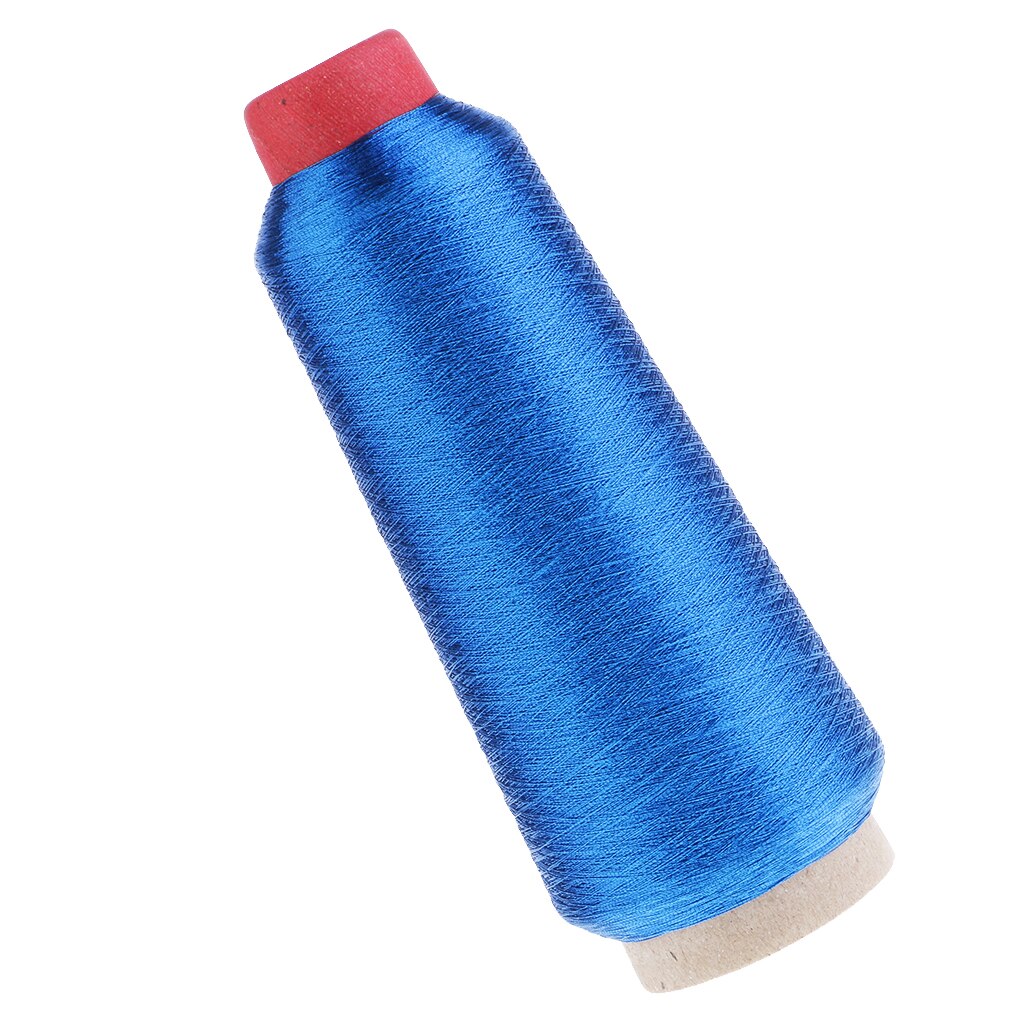Metallic Machine Embroidery Threads 3000 Meters Sewing Thread Line For Craft: Dark Blue
